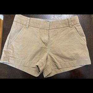 J crew chino shorts 3 in.